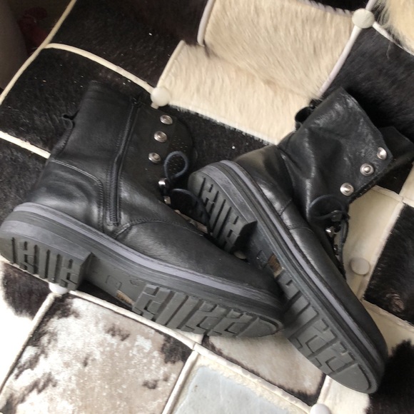 EMANUELE CRASTO (41) studded biker style boots made in Italy - Picture 3 of 12